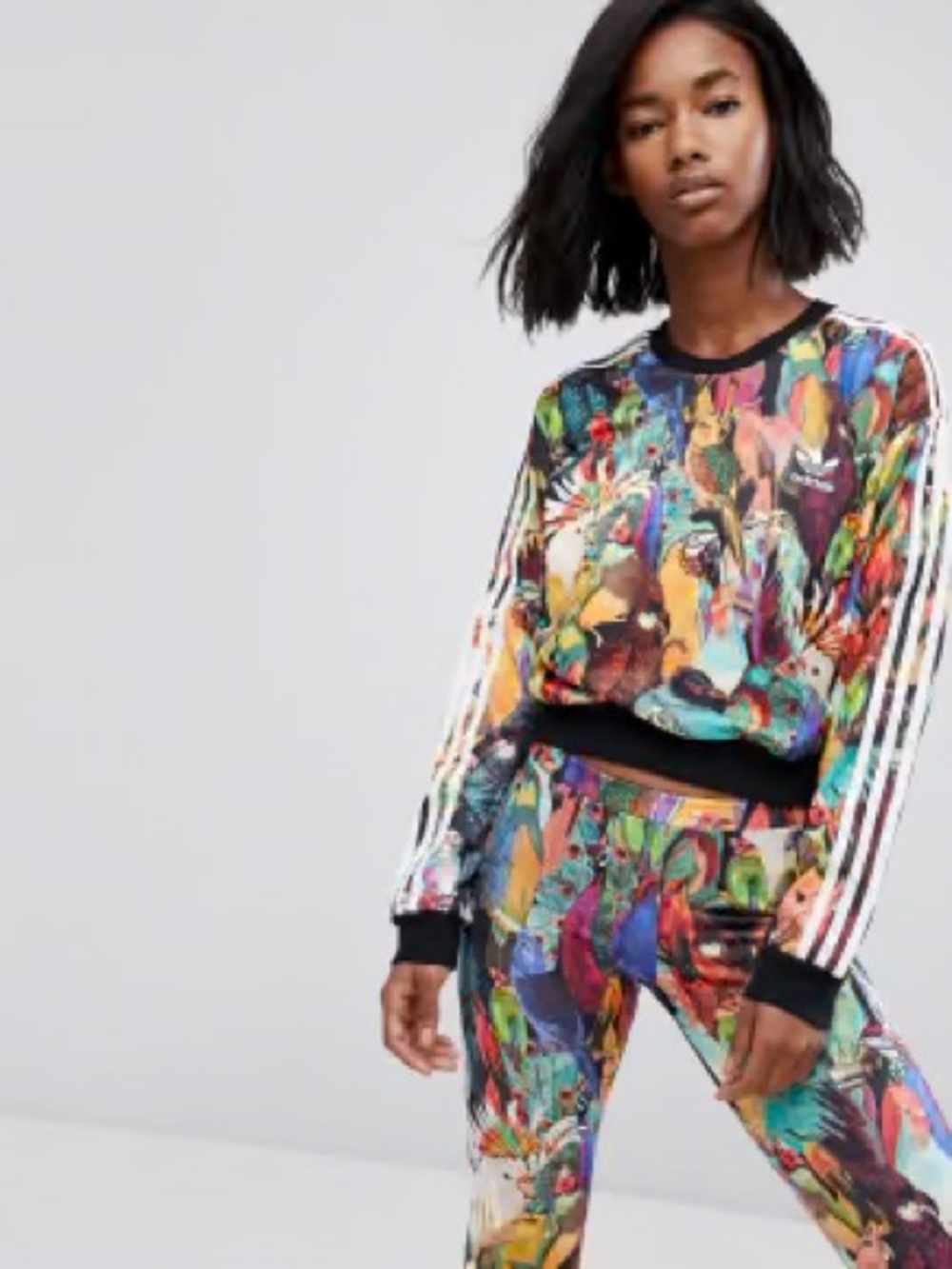 Rare, NWT adidas Originals x FARM Rio "Passaredo" Sweatshirt